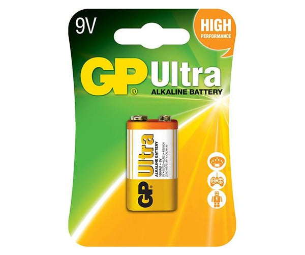 Батарейки алкалиновые GP Ultra 9V 1 шт. (6LR61)
