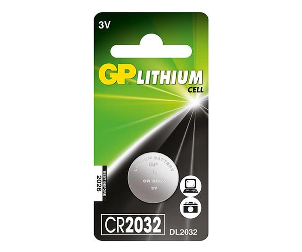 Дисковые литиевые батарейки GP (CR2032), 2 шт.