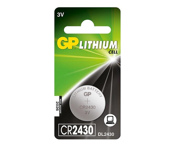 Дисковые литиевые батарейки GP (CR2430), 1 шт.