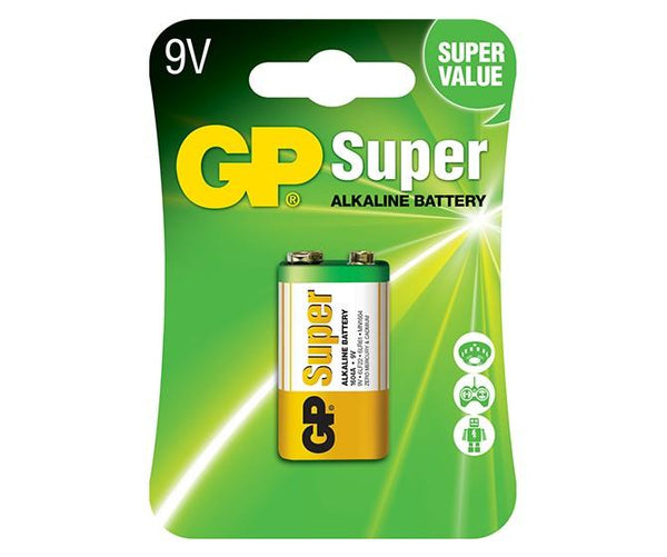 Батарейки алкалиновые GP Super 9V 1 шт. (6LR61)
